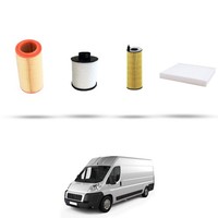 Hoffcar Wartungskit - 4 Filter Kompatibel Mit Fiat Ducato 2.2 JTD 74KW Ab 20