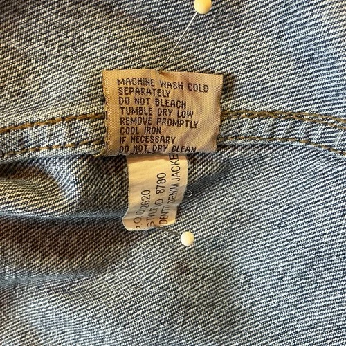 Vintage iDENTITY Men's XL Blue Denim Jacket Button Front Embroidered Logo 1140 image 7
