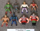 Lot of 8 (#1) He-Man Masters Of The Universe MOTU Vintage 1980s Mattel Figures