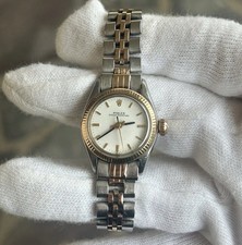 Rolex Oyster Perpetual Lady Acciaio E Oro Ref. 6618 Orologio Automatico Vintage