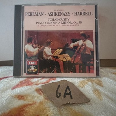 Perlman Ashkenazy Harrell Tchaikovsky Piano Trio Op.50 CD 1987 EMI Classical