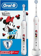 Oral-B Junior Brosse À Dents Électrique Par Braun, Disney Minnie Mouse +6 ans