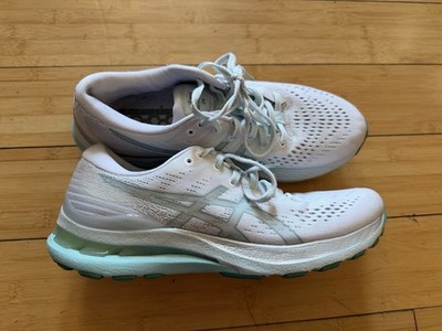 Women s ASICS Gel Keyano 28 Size 9.5 Running Shoes  White & Mint