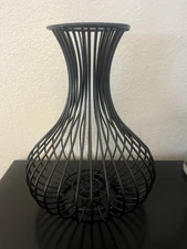 Tebery Metal Black Wine Cork Display Holder Wine Stopper Collector Decorative...