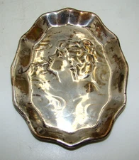 Unger Bros. Sterling Smoking Lady Ashtray