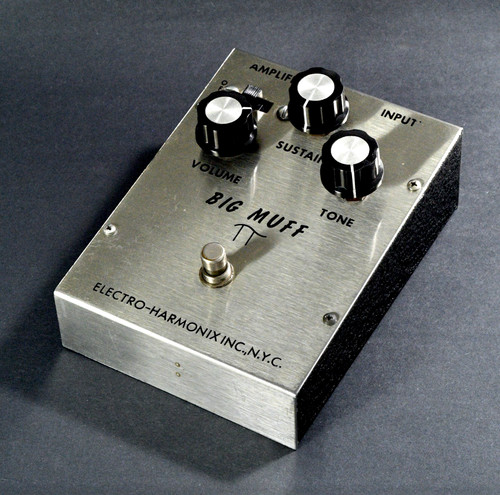 1969 Electro-Harmonix Big Muff Pi Triangle V1 Guitar Fuzz Effect Pedal FS36999