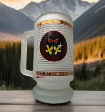 Vintage 1992 B-2 Combined Test Force USAF Northrop Grumman 22K Gold Mug