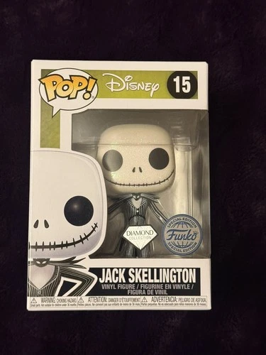 Funko Pop! Vinyl: Disney - Jack Skellington (Diamond Glitter) Hot Topic NIB