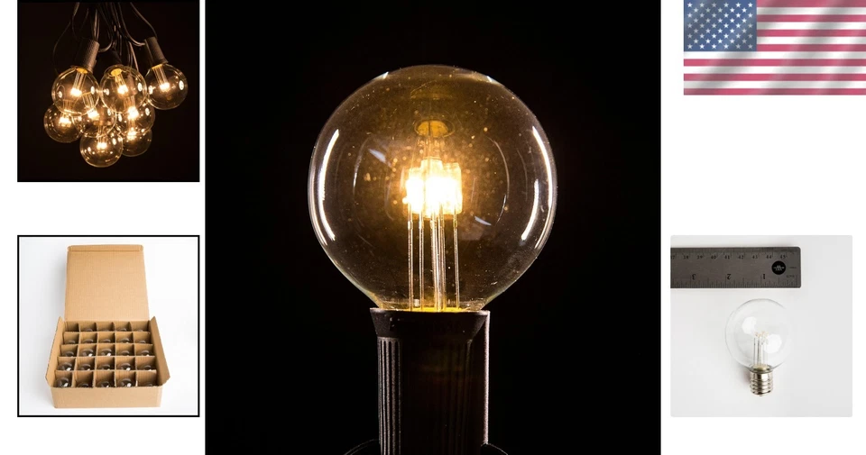 Energy Saving Warm White E17 LED Bulbs - Pack of 25 - Image 2 of 4