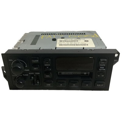 96-00 Plymouth Breeze Audio & Visual Equip Radio P04858558 AM/FM/Cass 638-956A