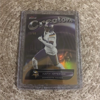 2024ToppsFinest Creators Justin Jefferson Minnesota Vikings /50 #CR-20