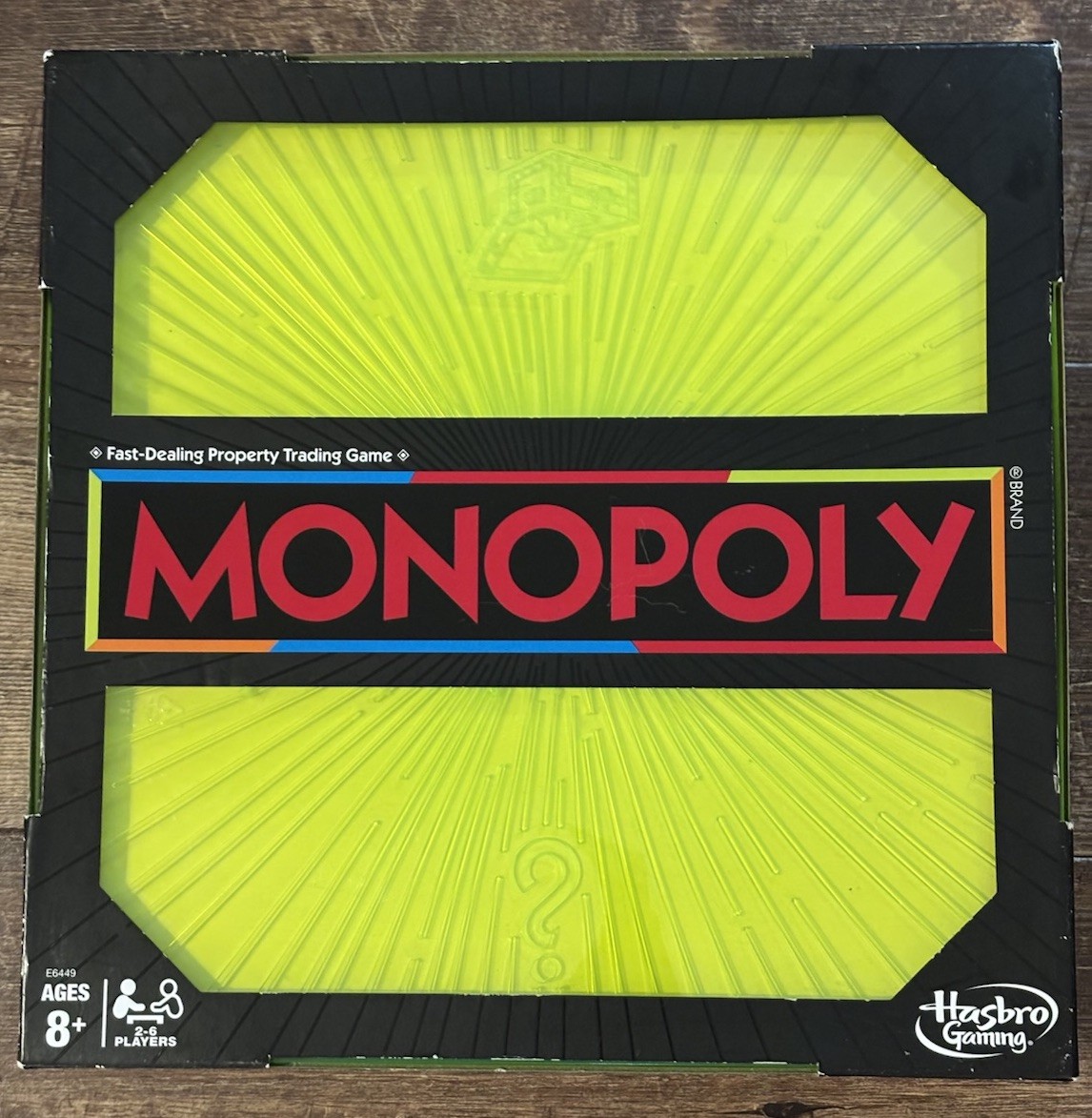 Monopoly NEON POP Board Game - Preowned - 100% COMPLETE