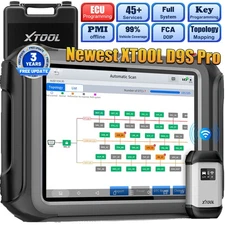 2025 XTOOL D9S PRO OBD2 Diagnostic Tool Auto Scanner Key Programmer 45+Reset PMI