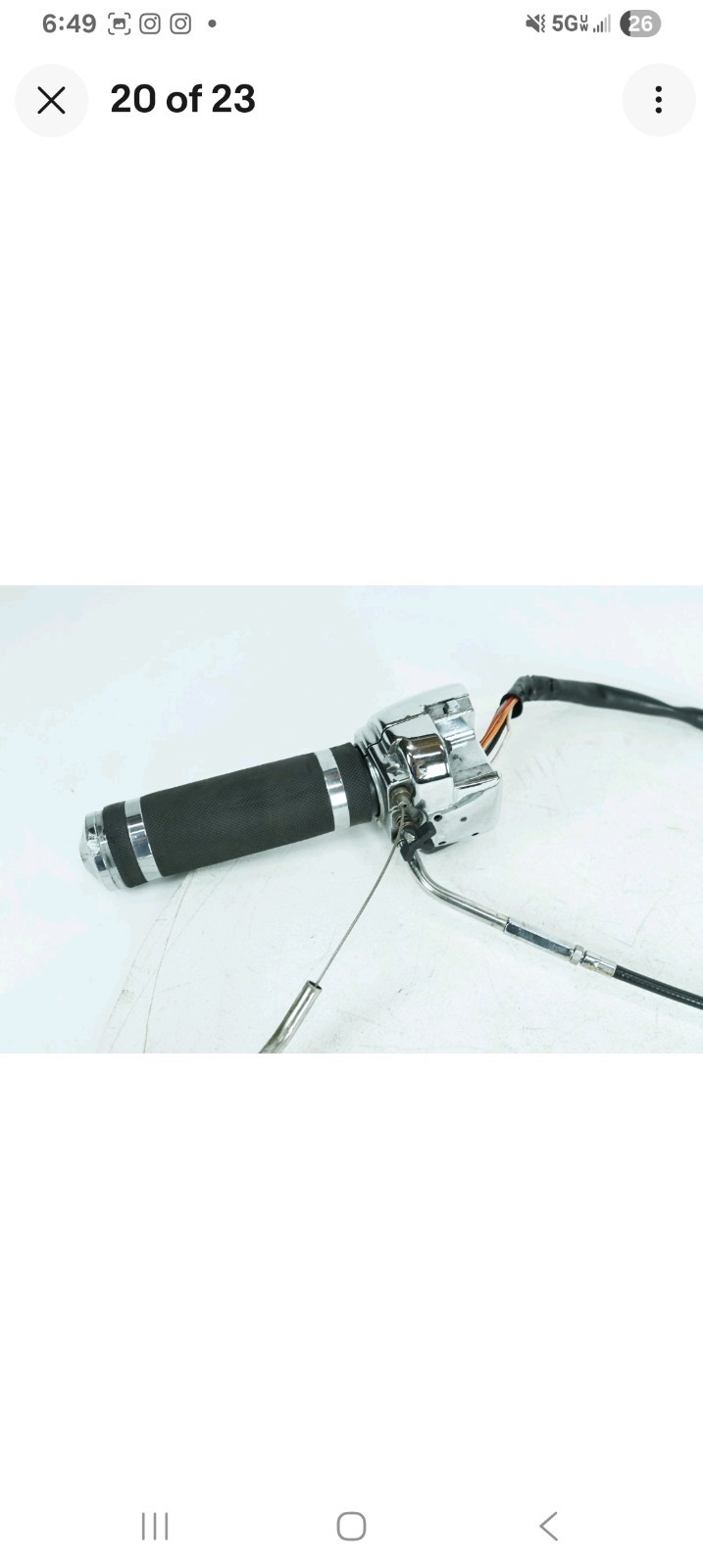 2001 Harley Softail FXSTDI Deuce OEM Right Engine Start Kill Switches Controls