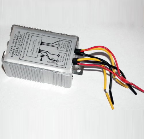 New 24V to 12V DC-DC Car Power Supply Inverter Converter Conversion Device 30A