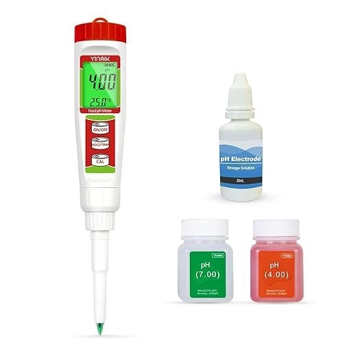 Mesureur Professionnel PH Numérique Affichage Phmètre Pour Jardin Eau Aliments - Photo 1/4