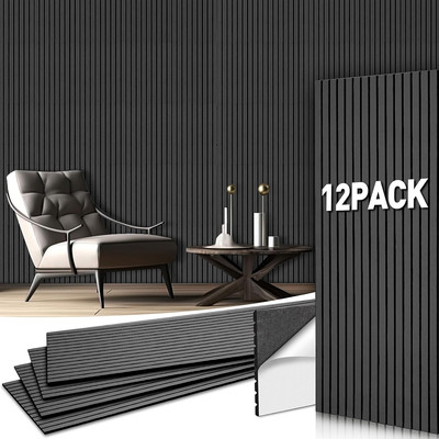 12 Pack Acoustic Panels Bulk 48X20X0.4 in Soundproof Wall Panels Sound Proof Pad