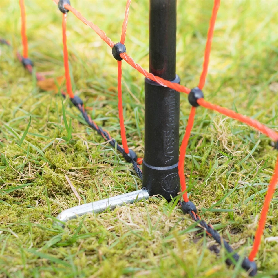 Weidenetz elektrisch 50m für Hunde Katzen Hühner Schafe Ziegen Geflügelzaun Netz - Bild 3 von 3