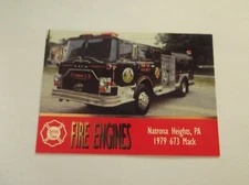 Bon Air: Fire Engines "PENNSYLVANIA 1979 673 MACK" #113 S2 Trading Card 93