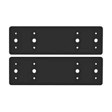 2PC 3"x10" Heavy Duty Steel Bracket - Corner Brace for Wood & Metal