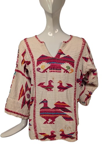 Embroidered Mushroom Plant Boho Peasant Hipster Hippie Art  display picture 3