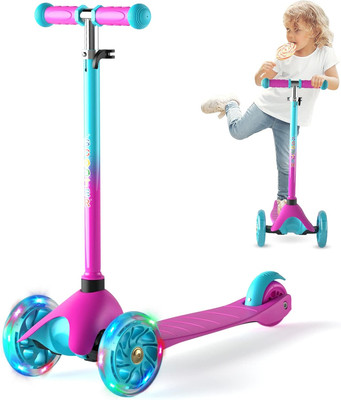 XJD Kinderroller Kinderscooter Für 2-5 Jahre Kinder Scooter 3 LED Rädern Kickboa