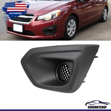 LH Left  Driver Side Fog Light Cover Bezel Black For Subaru Impreza 2012-2014