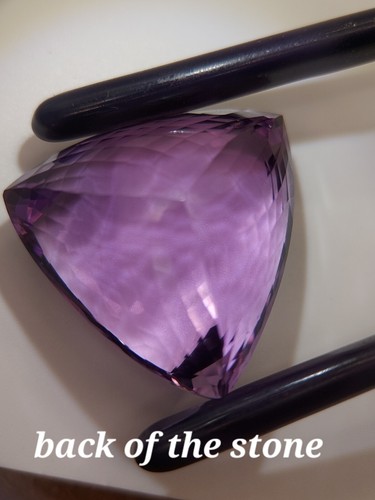 Jumbo Sized Amethyst gemstone - faceted natural purple Quartz 62.75 CTS - Picture 8 of 16