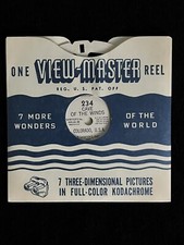 Viewmaster Single Reel- Cave Of The Winds, Colorado- Sawyer s- 234