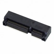 1775838-2  Connector PCI Express Mini Card 52 Position Female  (0.80mm) Black...