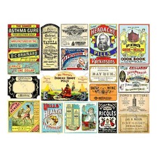 Apothecary Cabinet D cor Stickers, Medicine  Pharmacy, Cut  Peel Sheet, 300R