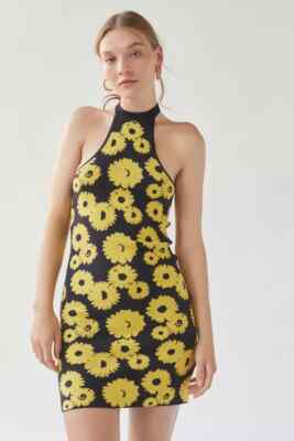 UO URBAN OUTFITTERS Dress S CHARLIE KNIT DRESS Sunflower Halter Sweater Knit NWT | eBay UO URBAN OUTFITTERS Dress S CHARLIE KNIT DRESS Sunflower Halter Sweater Knit NWT | eBay