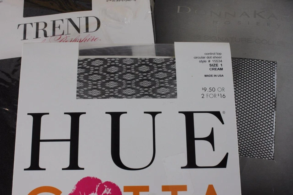 Lote 12 Pantimedias Tono Silk Reflections Hanes Berkshire D Karan Nylons Nuevas en Paquete S 1 Foto 2 de 4