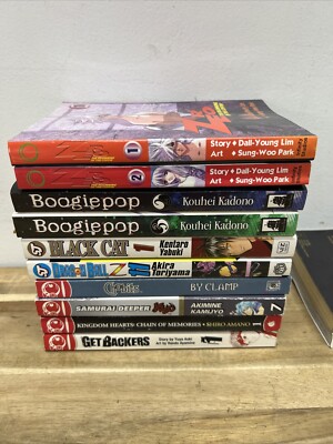 Lot of 10 Rare Anime Magna Soft Book Lot. Toriyama.kamijyo.shiro Amano.aoki P3