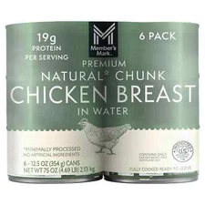 Member's Mark Premium Chunk Chicken Breast (12.5 oz., 6 ct.) Great Price