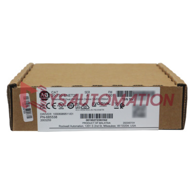 New Allen-Bradley 20-750-ENET2P Ethernet/IP Dual-port Option Device 20750ENET2P