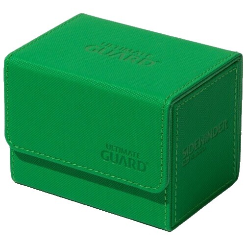 Ultra Pro Deck Box Verde | Caja Para 80 Cartas Con Cierre De Seguridad | Ideal Para Magic, Pokémon, Yu-Gi-Oh! Y Más