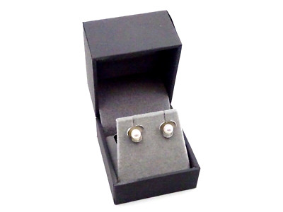 secret&you Damen Ohrstecker 925 Sterlingsilber Blume mit Perle Trendig Chic