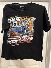 Preowned 2018 Chase Elliott Fanatics First Win Watkins Glen T-shirt Size Mens XL