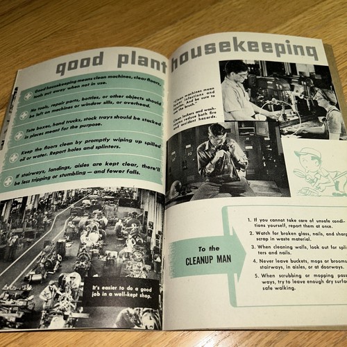 1945 TELETYPE Corp. SHOP SAFETY Book 1400 Wrightwood Avenue, CHICAGO - Picture 8 of 13