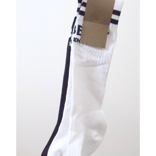 Burberry Logo Intarsia Technical Cotton Two-Piece Sock Set Size 27-29 Monochrome - Picture 6 of 6