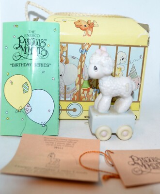 Precious Moments 15946 1985 Happy Birthday Little Lamb One Year Old 