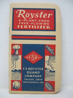 1948 F.S. Royster Guano Company Calendar Note Pad