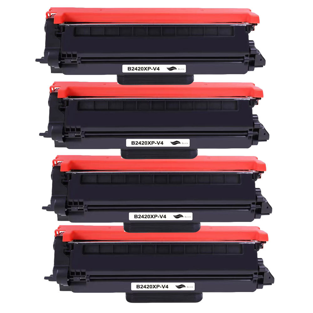 Toner TN2420 compatible lot de 4 pour éliminer les pannes d'encre en plein travail