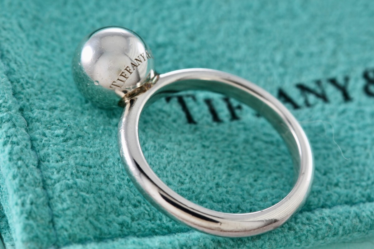 Tiffany & Co. Hardwear Silver 8mm Ball Bead Ring Size 4 | eBay Tiffany & Co. Hardwear Silver 8mm Ball Bead Ring Size 4 | eBay