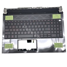 For Dell Inspiron G15 5510 5511 5515 Palmrest US Backlit Keyboard 0V256H Top