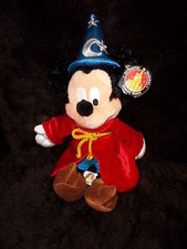 NEW Disney Mickey Mouse Plush Sorcerer Fantasia Stuffed