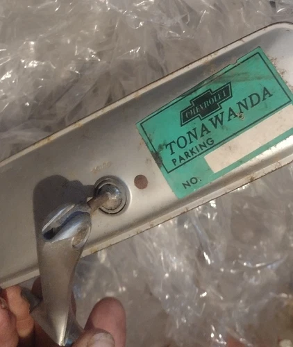  CLASSIC 1964, 65   Chevrolet  MALIBU SILVER Mirror ( TONAWANDA ENGINE PLANT) 