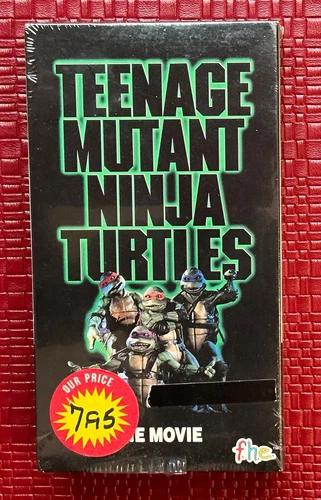 1990 Teenage Mutant Ninja Turtles The Movie VHS Sealed New