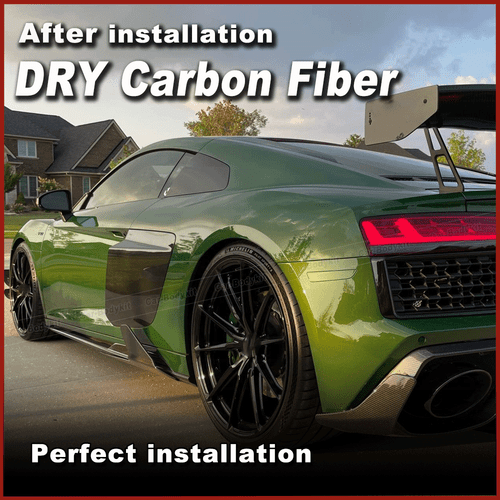 Se adapta a Audi R8 GT V10 2020-24 Dry Carbon faldones laterales alerón faldones laterales - Imagen 2 de 12